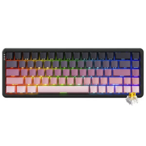 Teclado Gamer Mecánico Ajazz AK680 Max Nacodexx Mini USB RGB Inglés - Rosa (984686)