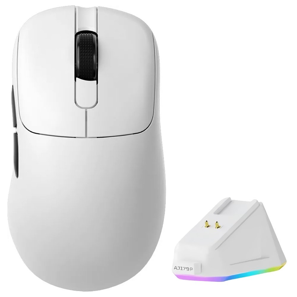 Mouse Gamer Ajazz AJ179P Nacodexx Wireless – Blanco (983344)