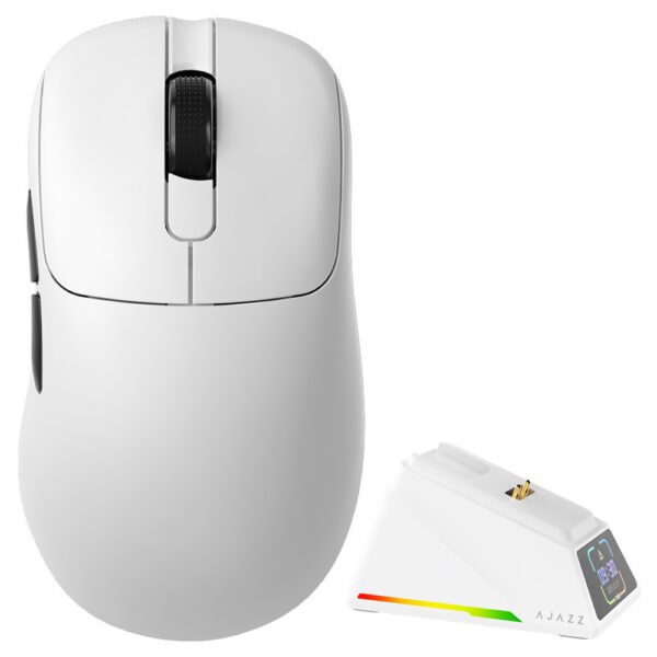 Mouse Gamer Ajazz AJ179APEX Nacodexx Wireless - Blanco (983375)