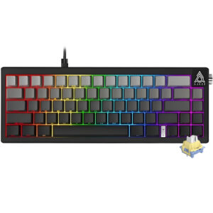 Teclado Gamer Mecánico Ajazz AK650 Nacodexx Mini USB RGB Day Dream Inglés Negro (986475)