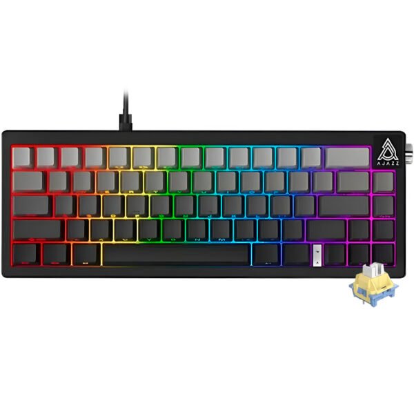 Teclado Gamer Mecanico Ajazz AK650 Nacodexx Mini USB RG Day Dream Ingles - Negro 986475