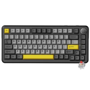 Teclado Gamer Mecánico Ajazz AK820 Max Plus TCC Nacodexx Wireless RGB TTC Gold Red V4 Inglés Negro Gris (985300)