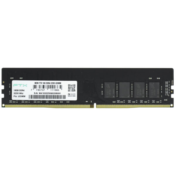 Memoria RAM FTX DDR4 16GB 3200MHZ 111665