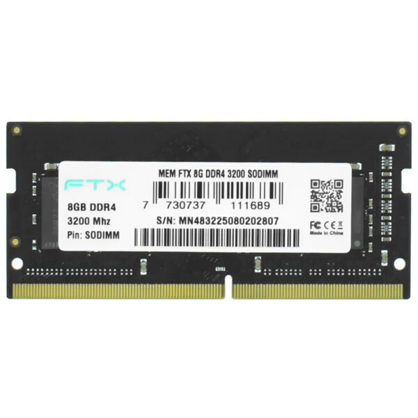 Memoria RAM Notebook FTX 8GB 3200MHz 111689