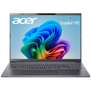 Notebook Acer Aspire 16 A16-11MT-X8A9 Snapdragon X X1-26100 8C Pantalla WUXGA 16" 16GB de RAM 512GB SSD Win11Home