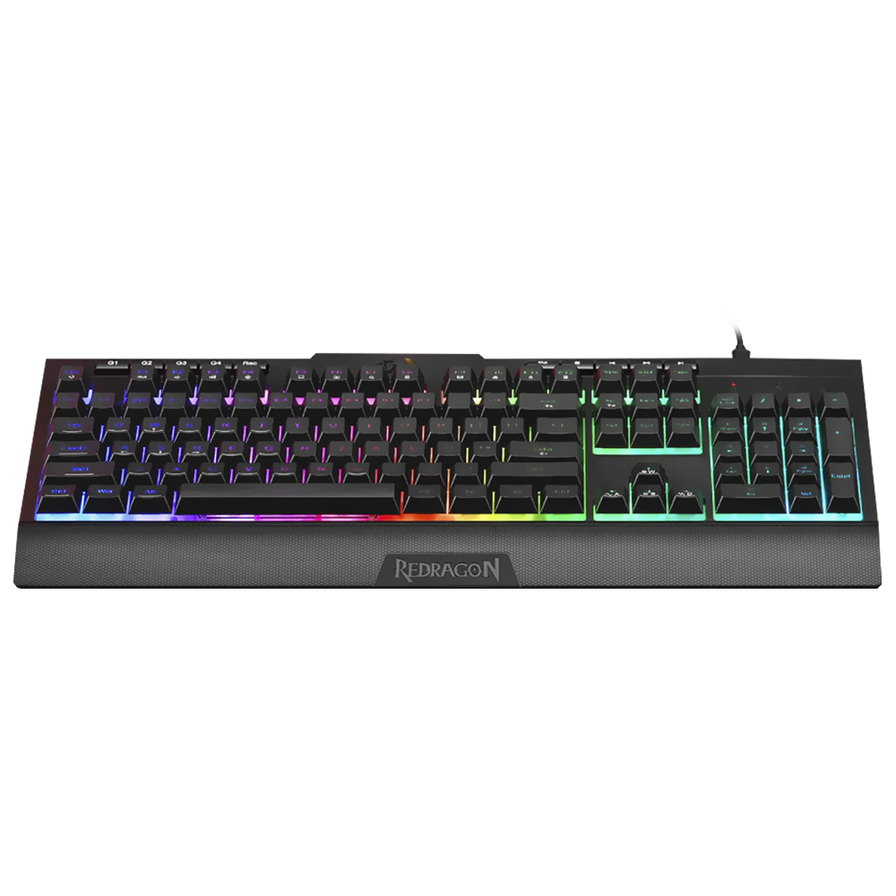 Teclado + Mouse Gamer Redragon Essentials S151 USB RGB Inglés Negro