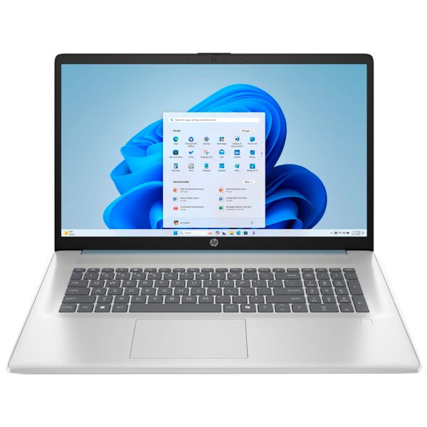 Notebook HP AI 17-CN5085CL Intel Core Ultra 7 255U Pantalla Touch Hd+ 17.3" 16GB RAM 1Tb SSD Windows 11 Home - Azul Plata (Inglés)