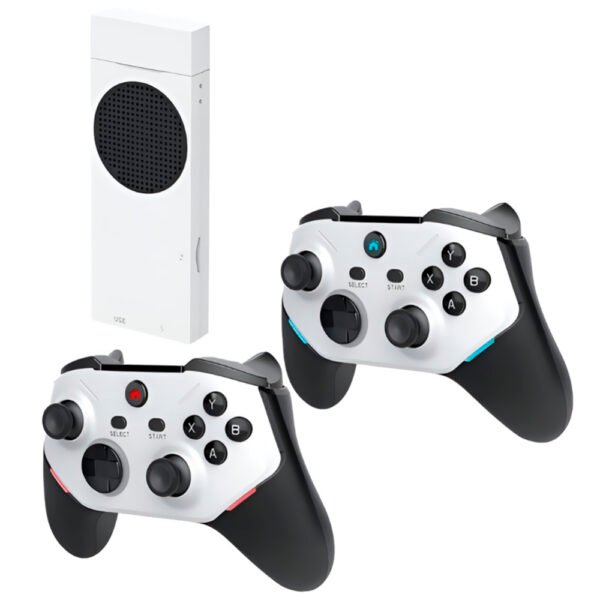 Consola Blulory Game Stick M88 128Gb 4K Blanco + Controles Wireless