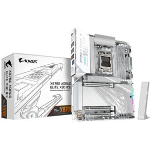 Placa Madre Gigabyte X870E AORUS Elite X3D Ice Socket AM5 DDR5