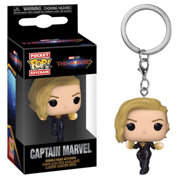 Llavero Funko Pop Keychain Marvel The Marvels - Captain Marvel (67589)