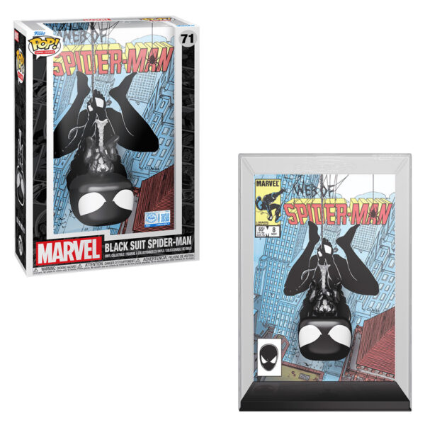 Funko Pop Comic Covers Spider-man Exclusive - Black Suit Spider-man 71 (85340)