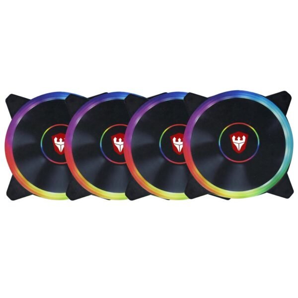 Cooler para Gabinete Satellite RGB-30K 12x12 Kit con 4