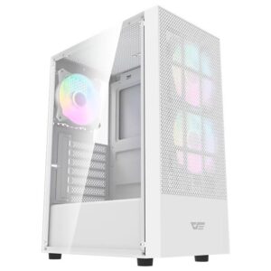 Gabinete Gamer Darkflash A290 Mid Tower 3 Cooler ARGB Blanco