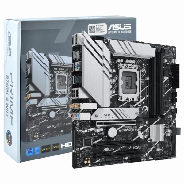 Placa Madre ASUS Prime B760M-A WI-FI Socket LGA 1700 DDR5