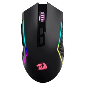 Mouse Gamer Redragon M693 - RGB Trident Wireless - Negro