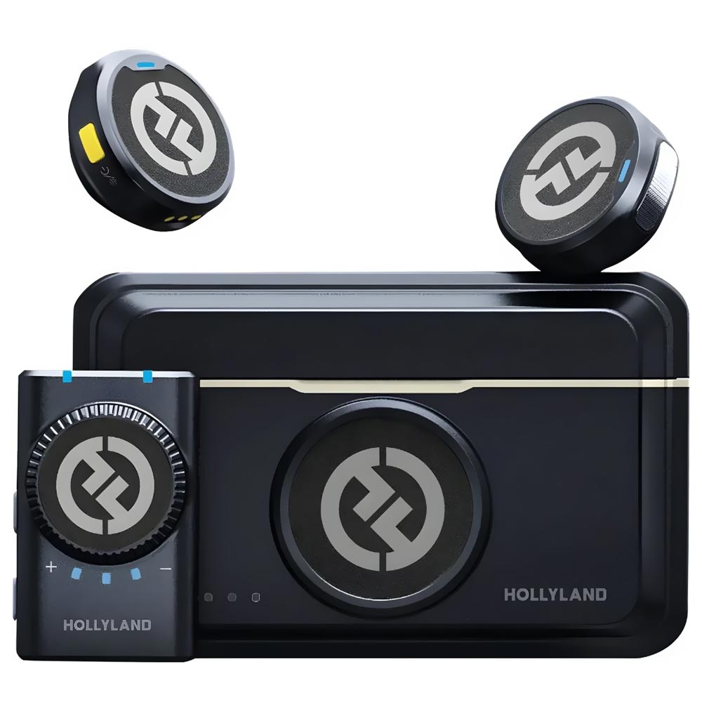 Micrófono Hollyland Lark M2 Lavalier DUO Inalámbrico - Shine Charcoal