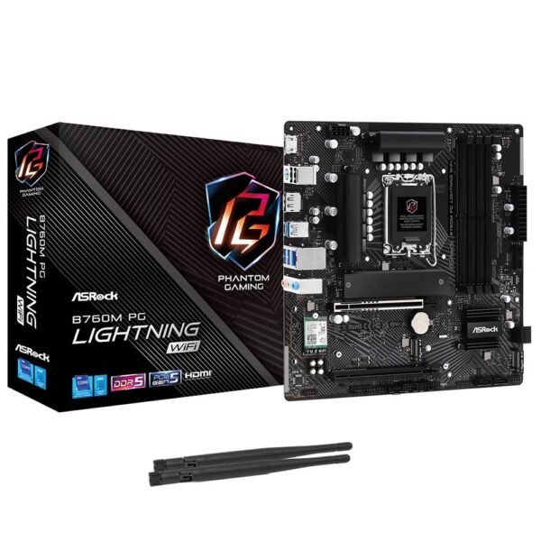 Placa Madre ASROCK B760M Pg Lightning WI-FI Socket LGA 1700 DDR5
