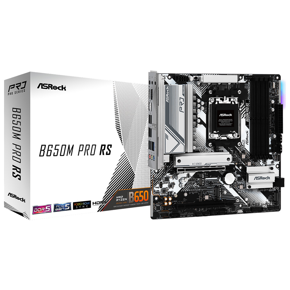 Placa Madre ASRock B650M Pro RS Socket AM5 DDR5