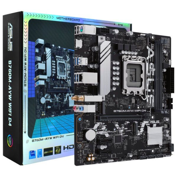 Placa Madre ASUS B760M-AYW WI-FI D4 Socket LGA 1700 DDR4