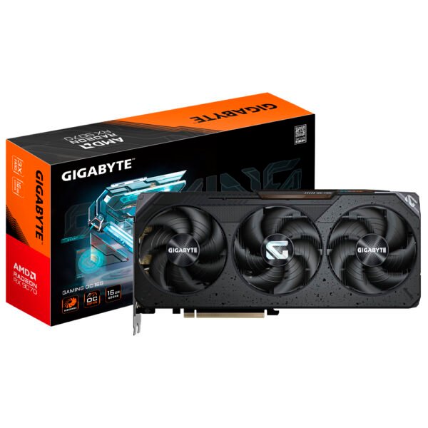 Tarjeta Gráfica GIGABYTE Gaming OC 16 GB Radeon RX 9070 GDDR6-GV-R9 070GAMING OC-16GD