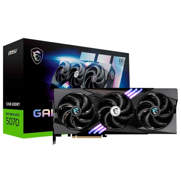 Tarjeta Gráfica MSI Gaming Trio OC 12 GB GeForce RTX 5070 GDDR7-912-V532-019