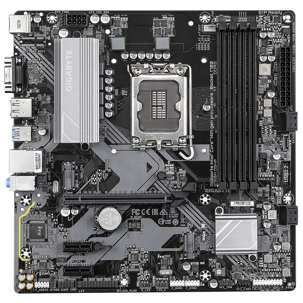 Placa Madre Gigabyte B760M D3HP Socket LGA 1700 DDR5