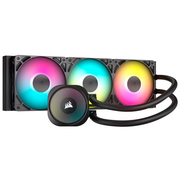 Refrigeración Líquida Corsair Nautilus 360 Rs ARGB 360mm Negro (CW-9060093-WW)