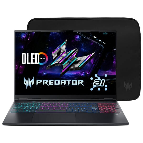 Notebook Gamer Acer Predator Helios Neo 16S AI PHN16S-71-91AW Intel Core Ultra 9 275HX Pantalla OLED 16" 16GB RAM 1Tb SSD Windows 11 Home GeForce RTX5060 8GB-OBSIDIANA Negro (Inglés)