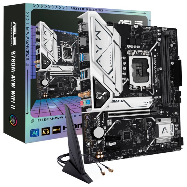 Placa Madre ASUS B760M-AYW WI-FI Ii Socket LGA 1700 DDR5