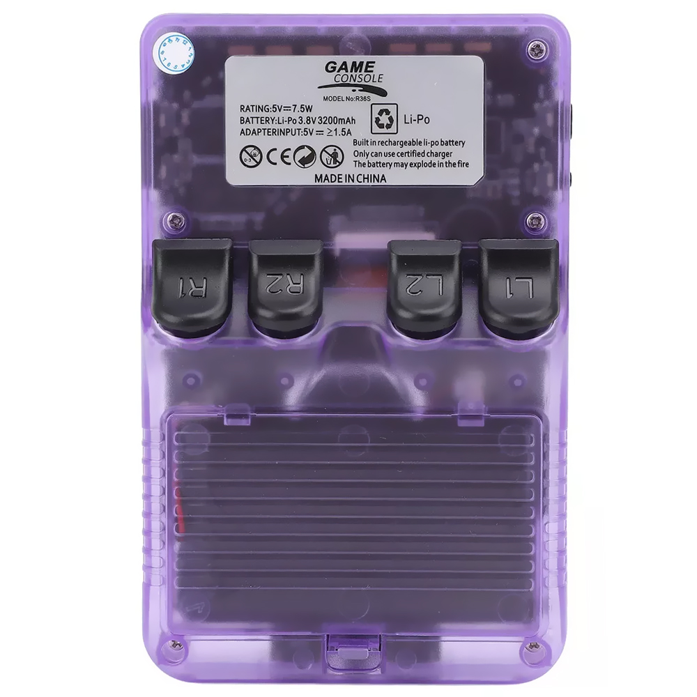 Consola Blulory Game R36S 64GB - Morado