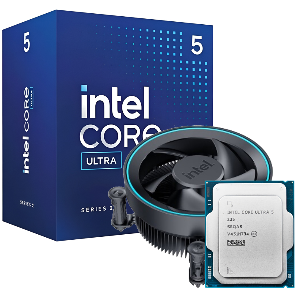 PROC. INTEL CORE ULTRA 5 235 S1851 3.4GHz 24MB BOX BX80768235 (COM COOLER)