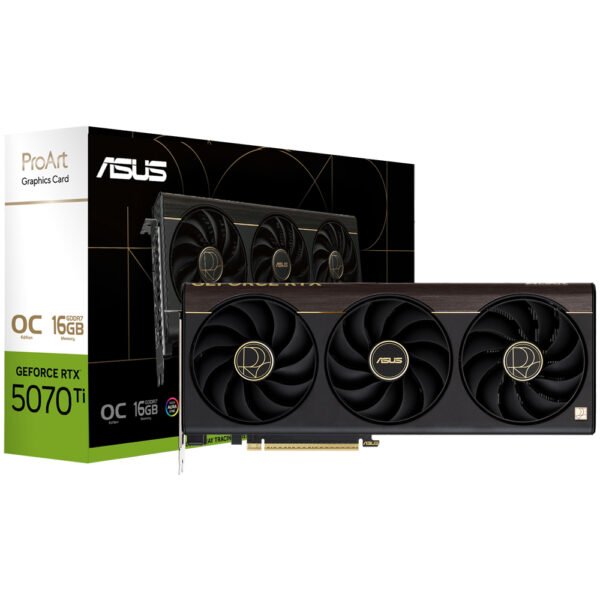 Tarjeta Gráfica ASUS Proart OC 16 GB GeForce RTX 5070TI GDDR7-PROART-RTX 5070TI-O16G