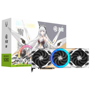 VGA 16GB ZOTAC RTX5080 GAMING APOCALYPSE OC 2730MHz 256BIT GDDR7/DP/HDMI ZT-B50800C-10P BRANCO