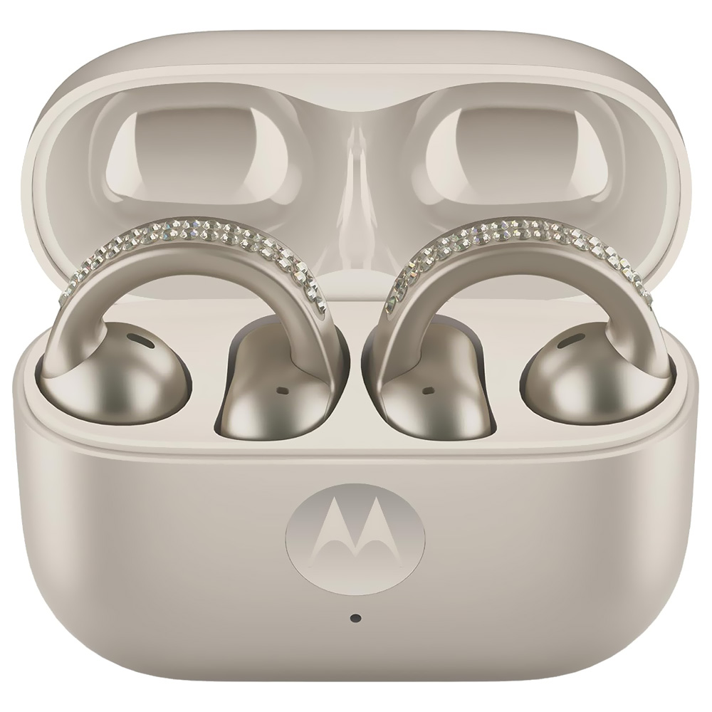 FONE BLUETOOTH MOTOROLA XT2545-1 MOTO BUDS LOOP OPEN-EAR EARBUDS PANTONE FRENCH OAK DOURADO