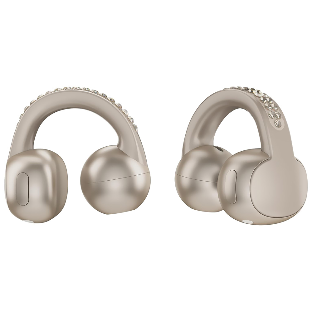 FONE BLUETOOTH MOTOROLA XT2545-1 MOTO BUDS LOOP OPEN-EAR EARBUDS PANTONE FRENCH OAK DOURADO