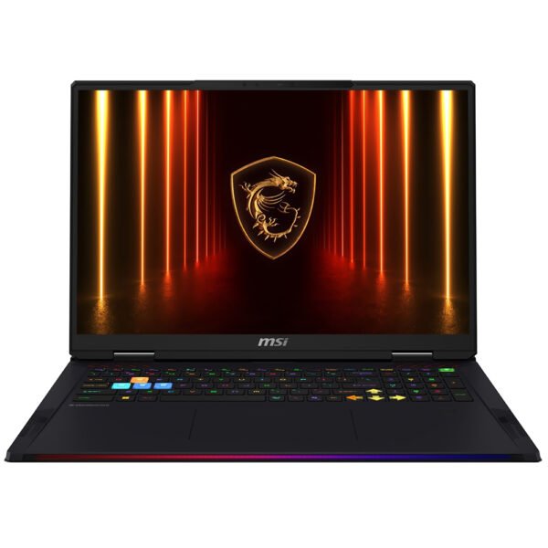 Notebook Gamer MSI Raider A18 Hx A9WIG-082US AMD Ryzen 9 9955HX3D Pantalla Uhd+ 18" 32GB RAM 2Tb SSD Windows 11 Home GeForce RTX5080 16GB - Core Negro (Inglés)