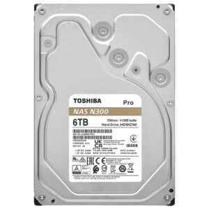 HDD Toshiba 6TB N300 Pro Nas 3.5" SATA 3 7200RPM HDDWG760XZSTB