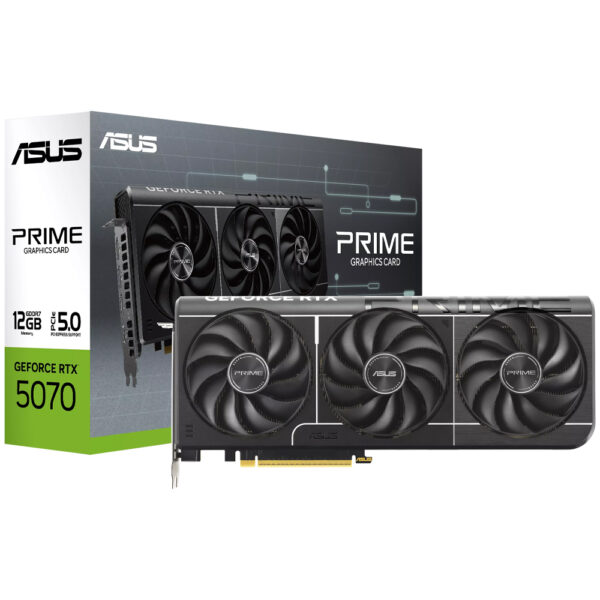 Tarjeta Gráfica ASUS Prime 12 GB GeForce RTX 5070 GDDR7-PRIME-RTX 5070-12G