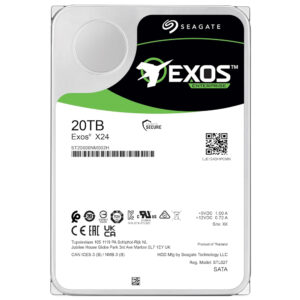 HDD Seagate 20 TB Exos X24 Enterprise 3.5" SATA 3 7200RPM - ST20000NM002H