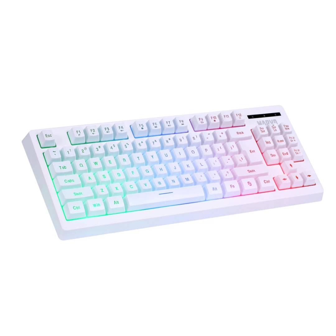 Kit Teclado + Mouse + Mousepad Marvo CM310WH LOOT 30 Blanco