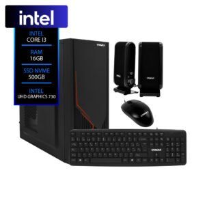 Pc Intel i3 12100 8GB DDR4 SSD 500GB Satellite K704