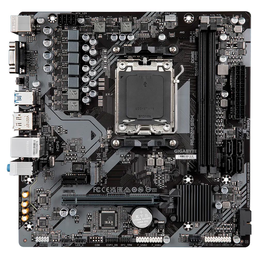 Placa Madre GIGABYTE A620M S2H Socket Am5 VGA DDR5