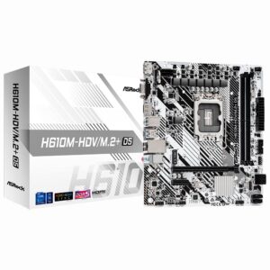 Placa Madre ASROCK H610M-HDV M.2+ D5 Socket Lga 1700 VGA DDR5