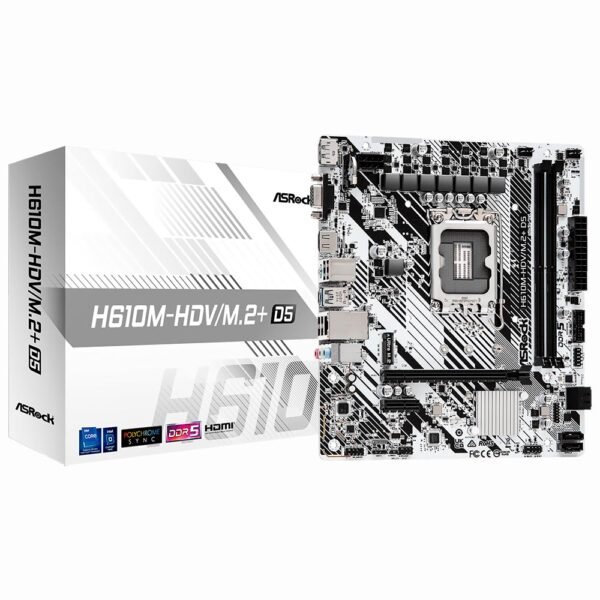 Placa Madre ASROCK H610M-HDV M.2 D5 Socket LGA 1700 VGA DDR5