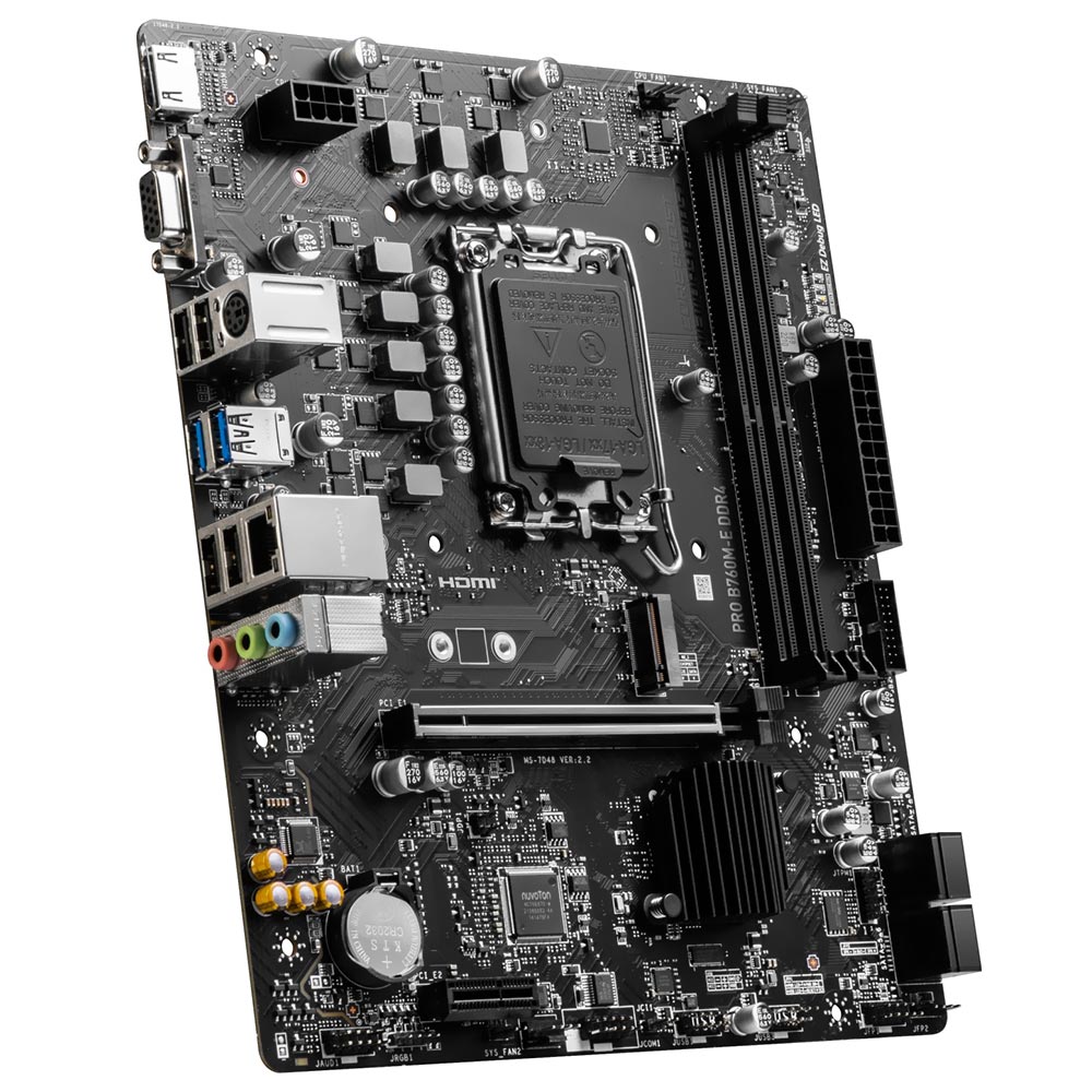 Placa Madre MSI Pro B760M-E DDR4 Socket Lga 1700 DDR4