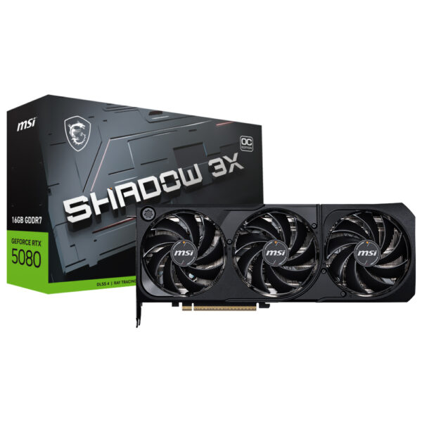 Tarjeta Gráfica MSI Shadow 3X OC 16 GB GeForce RTX 5080 GDDR7-912-V531-031