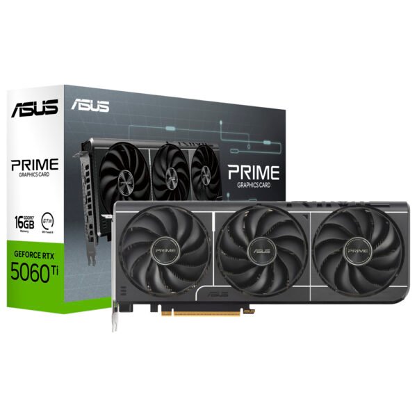 Tarjeta Gráfica ASUS Prime Gtiii 16 GB GeForce RTX 5060TI GDDR7-PRIME-RTX 5060TI-16G
