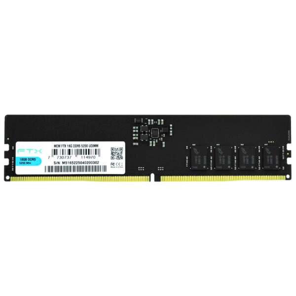 Memoria RAM DDR5 FTX 16GB 5200MHZ 114970