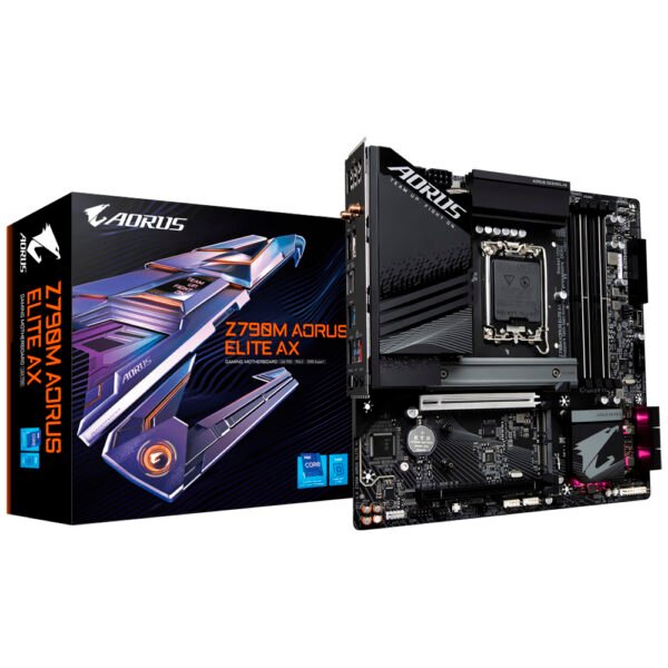 Placa Madre GIGABYTE Z790M Aorus Elite AX Socket LGA 1700 DDR5
