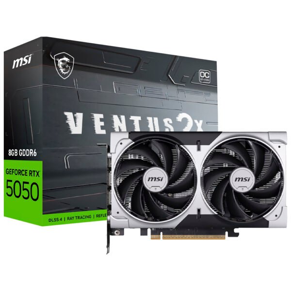Tarjeta Gráfica MSI Ventus 2X OC 8 GB GeForce RTX 5050 GDDR6-912-V538-017